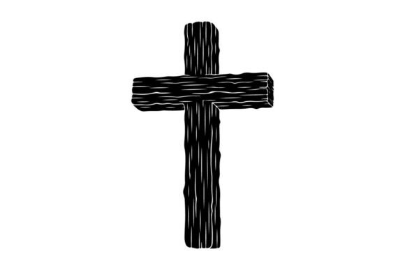 Download Minimalist Wooden Cross Symbol Isolated - Symbol Collection