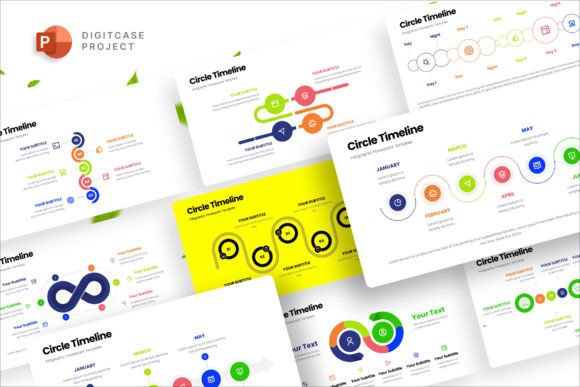 Download Circle Timeline Infographic Presentation - Infograph Collection