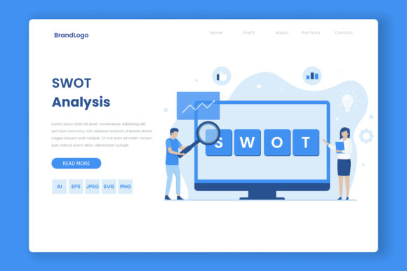 Download SWOT Analysis Flat Vector Concept - Swot Collection