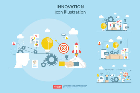 Download Illustration of Idea Innovation Process - Innovation Collection