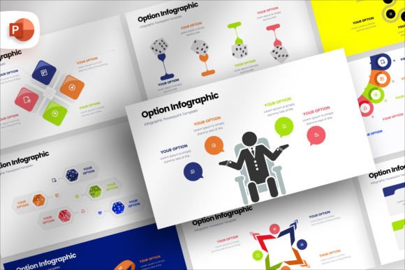 Download Option Infographic PowerPoint Template - Infograph Collection