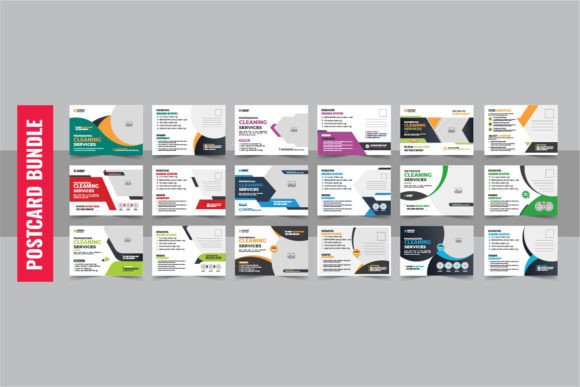 Download Cleaning Service Postcard Template - Service Collection