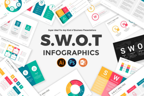 Download Swot Analysis PowerPoint Infographic Bundle - Infograph Collection
