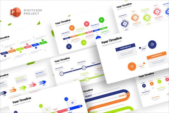Download Year Timeline Infographic Presentation - Infograph Collection