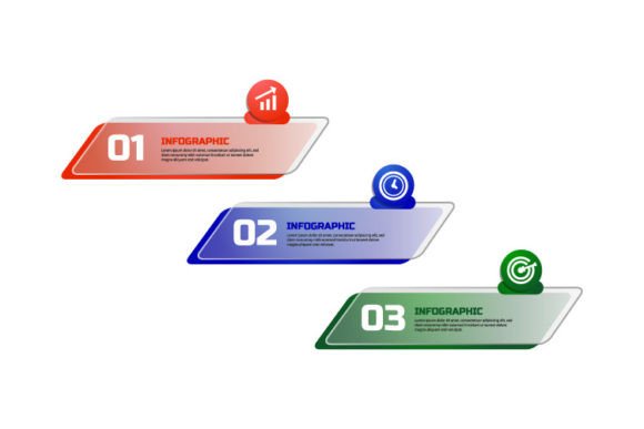 Download Colorful Glassmorphism Process Infograph - Infograph Collection
