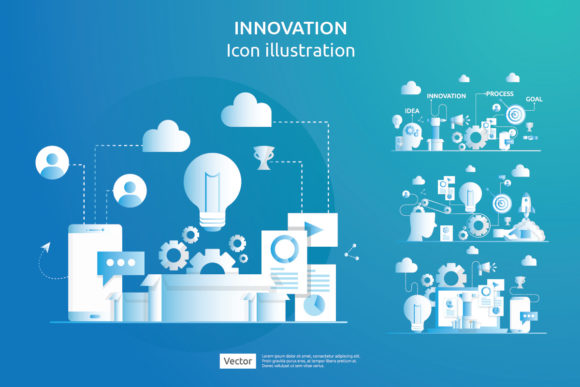 Download Illustration of Idea Innovation Process - Innovation Collection