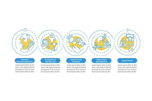 Download Occupational Sickness Vector Infographic - Infograph Collection