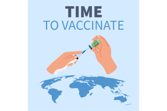 Download Time for Vaccination. Global Fight Again - Global Collection