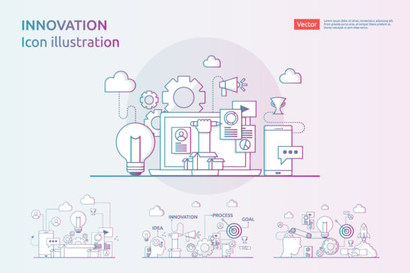 Download Illustration of Idea Innovation Process - Innovation Collection